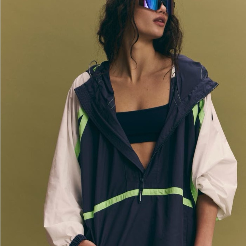 Free People Like The Wind Logo Jacket ❤️ NWOT Size M - Picture 5 of 11